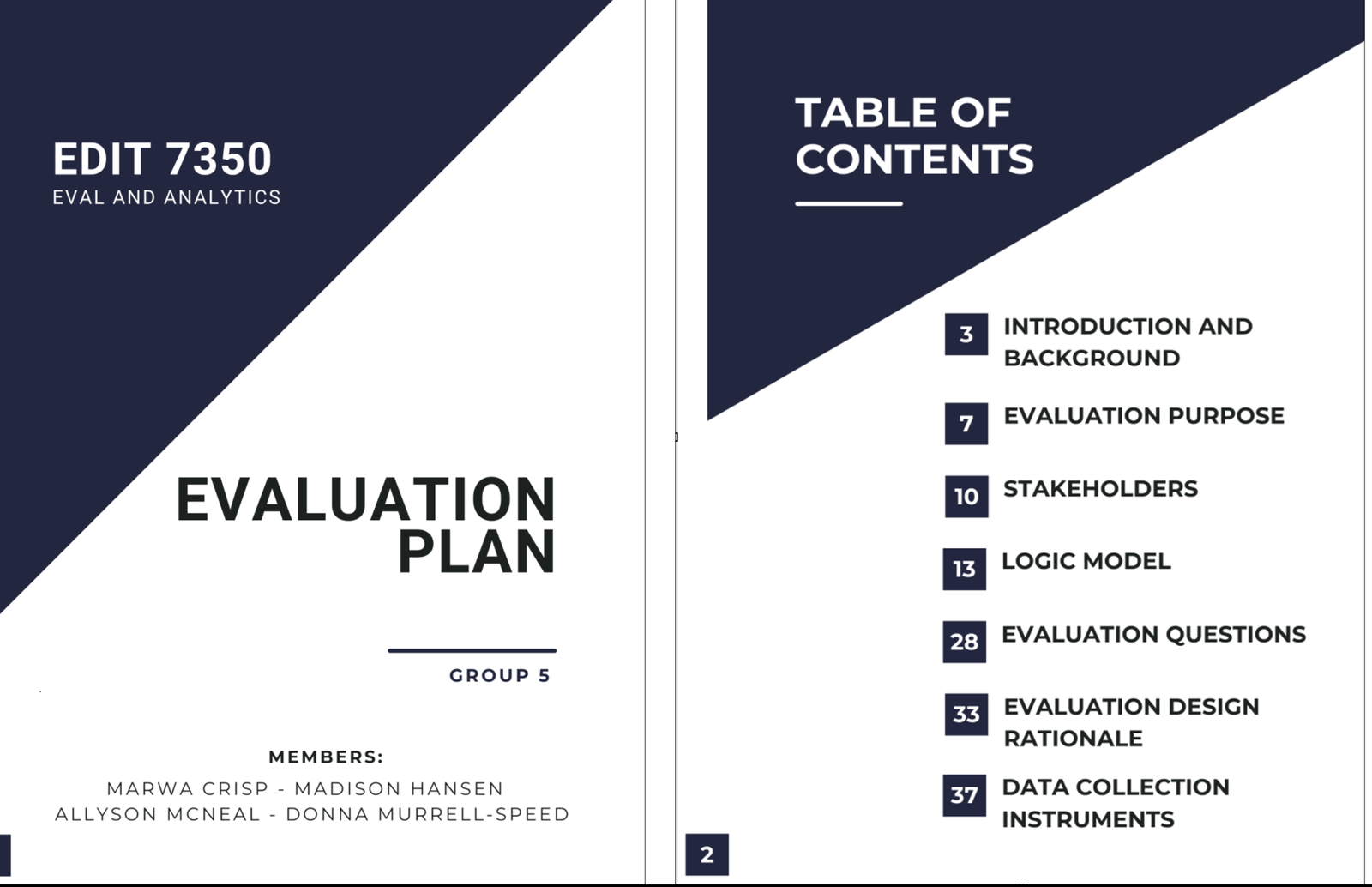 Evaluation Logic Model Overview