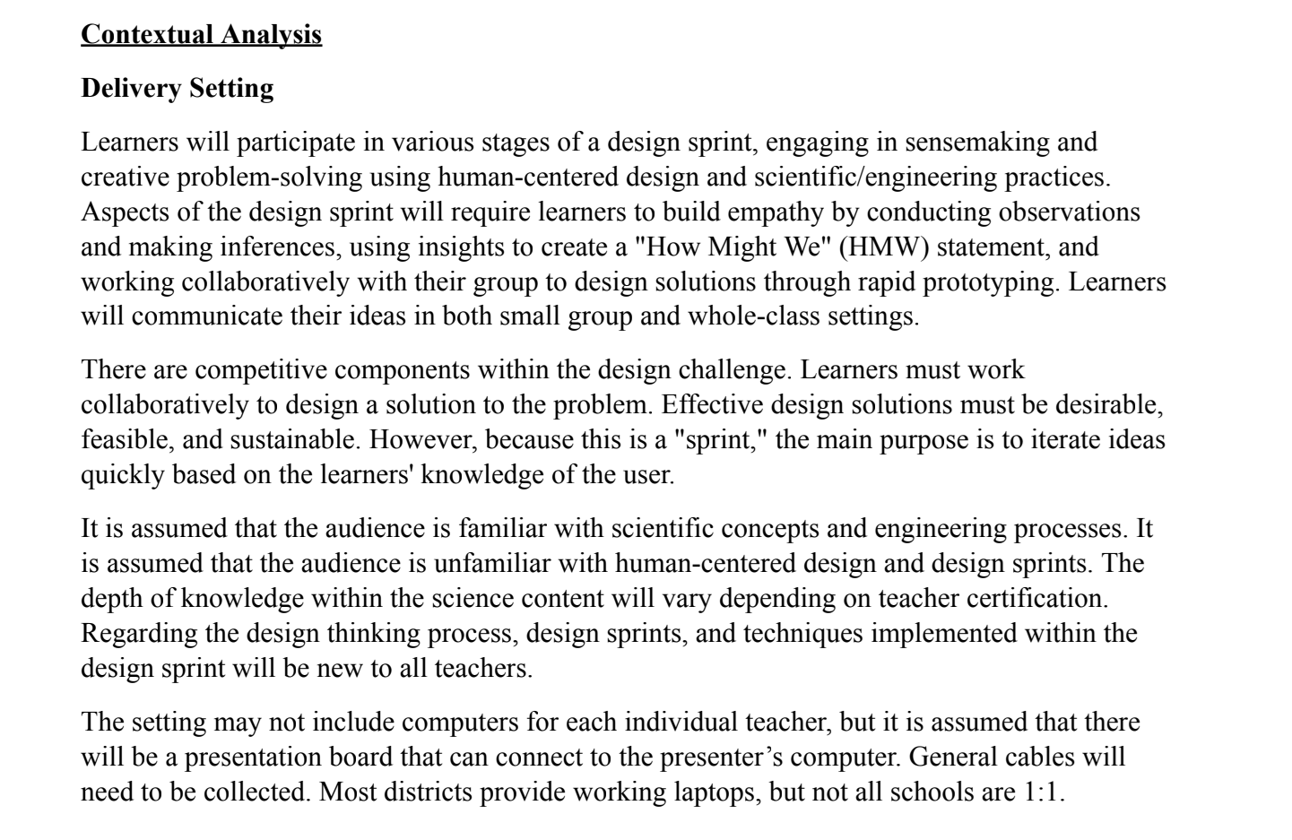 Contextual Analysis Screenshot